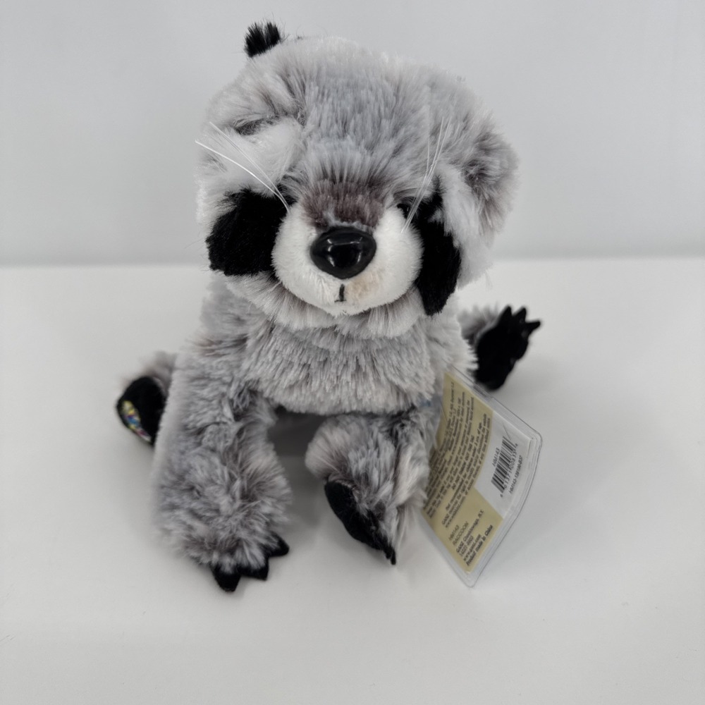 Ganz Webkinz Raccoon HM143 Plush Stuffed Animal‎ with Sealed Unused Code